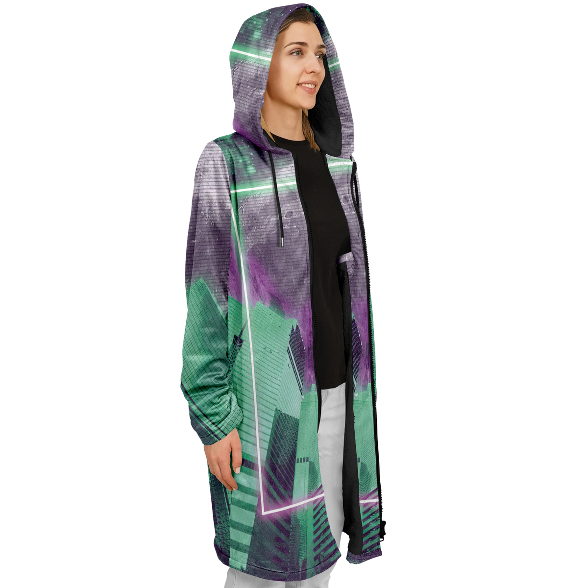 City of Radiance Zip Up Cloak