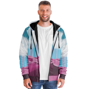 Electric Desert Sherpa Hoodie