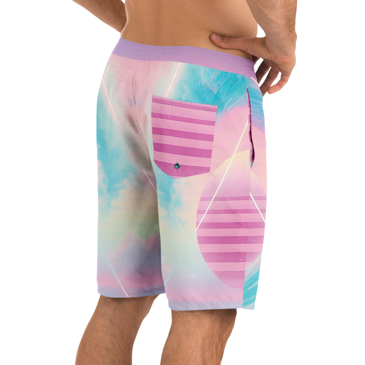 Grid Tide Board Shorts