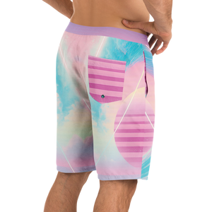 Grid Tide Board Shorts