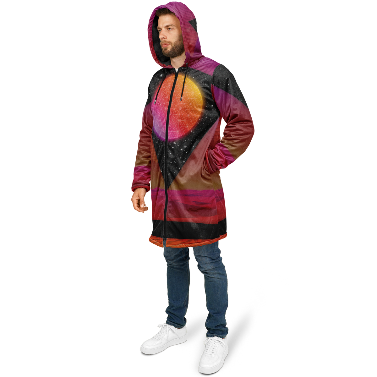 Desert Continuum Zip Up Cloak