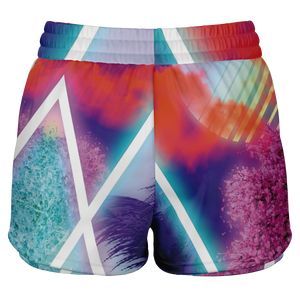 Dimensions Collide Women's 2-in-1 Shorts