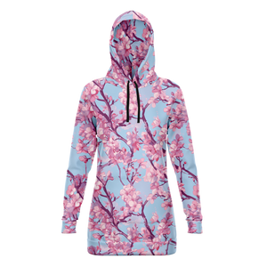 Cherry Blossom Hoodie Dress