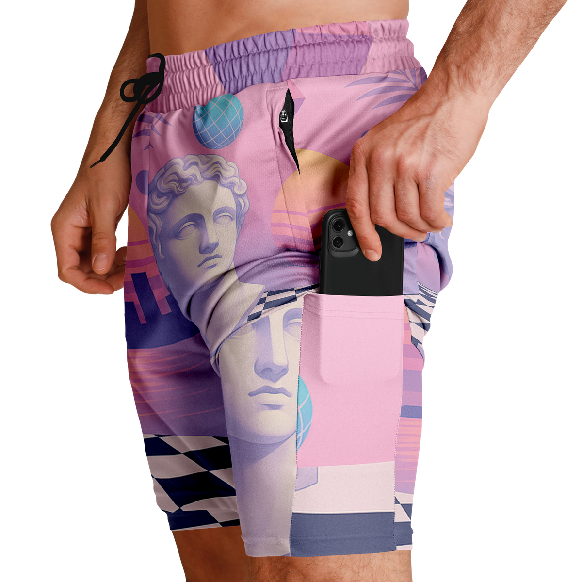 Corinthian Men's 2 in 1 Shorts