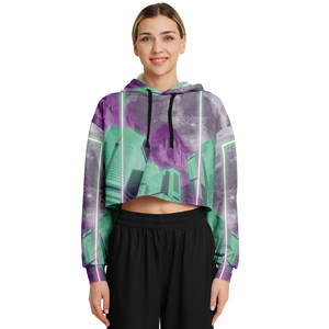 City of Radiance Cropped Hoodie