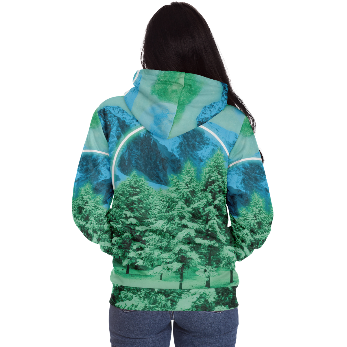Minty Wonderland Sherpa Hoodie