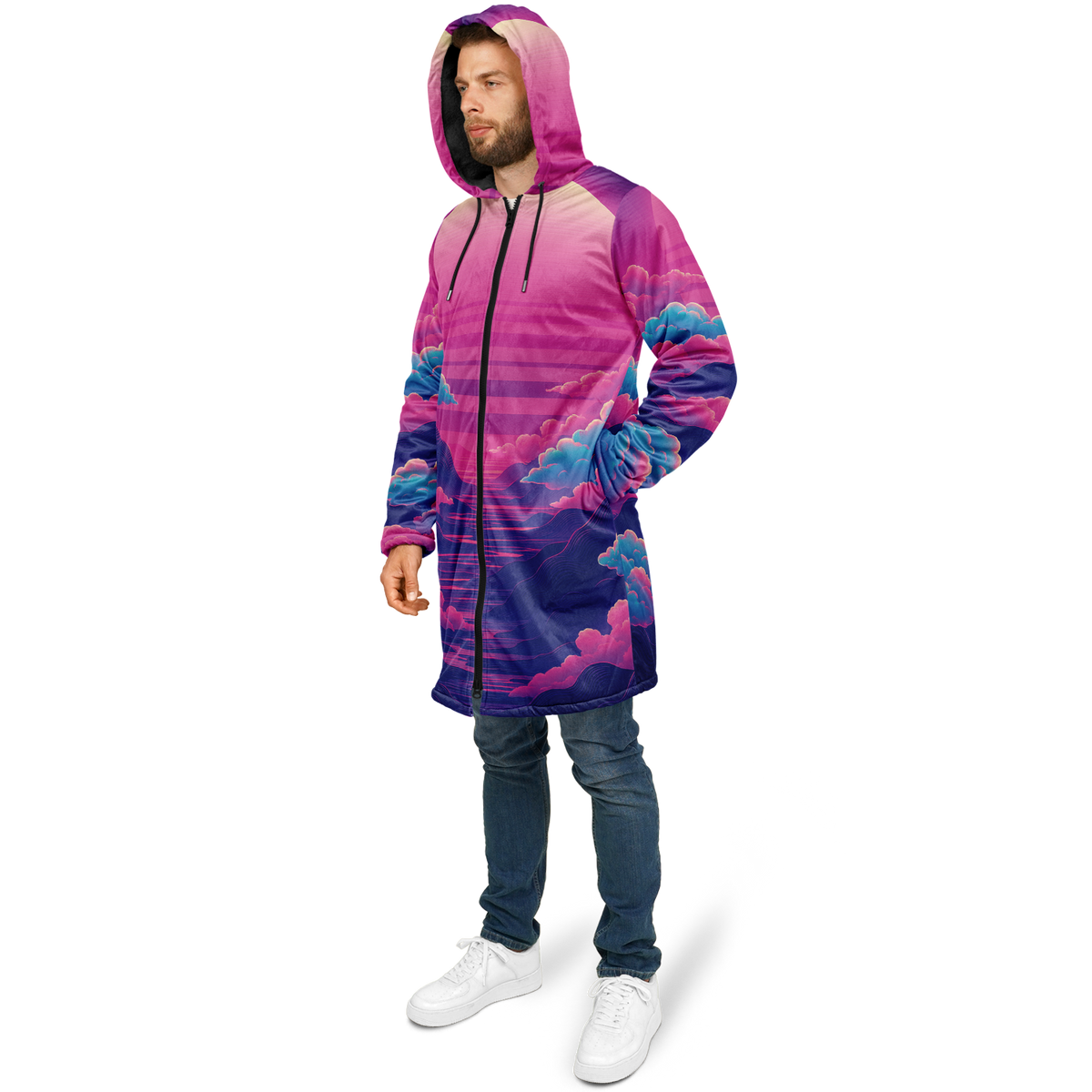 Duskwave Zip Up Cloak