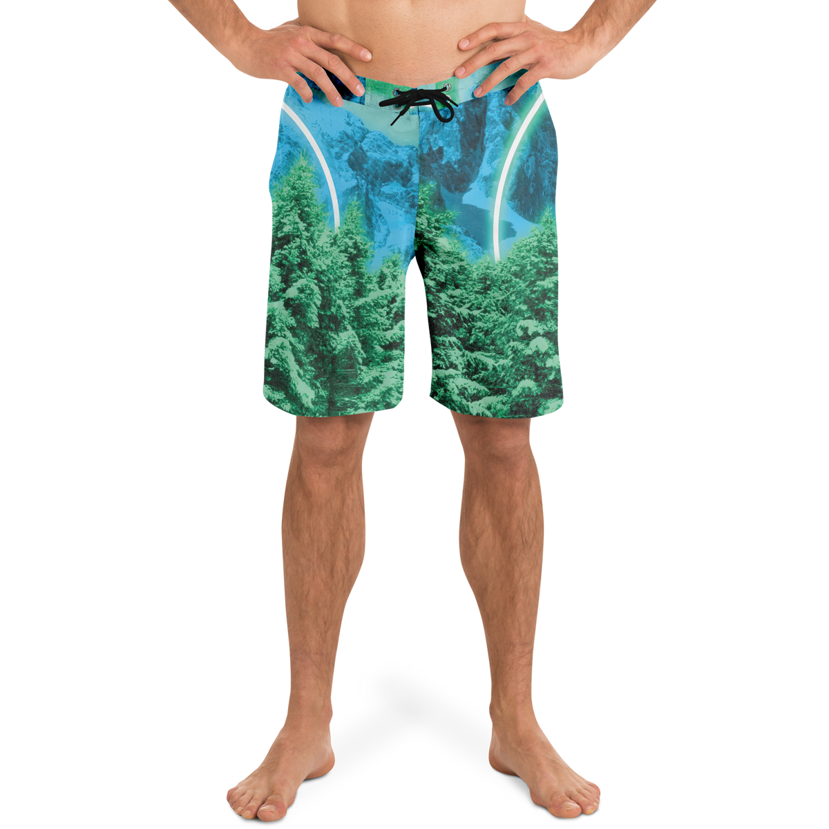 Minty Wonderland Board Shorts