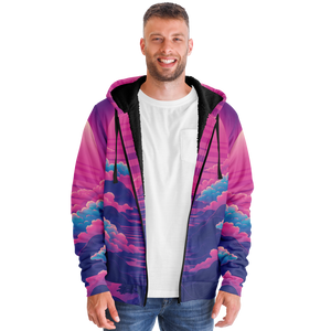 Duskwave Sherpa Hoodie