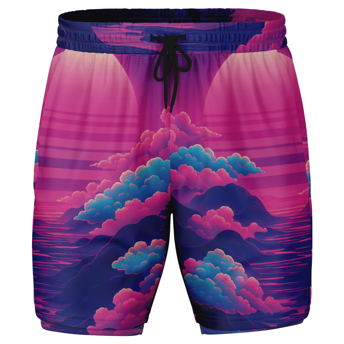 Duskwave Men's 2 in 1 Shorts