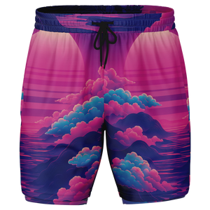 Duskwave Men's 2 in 1 Shorts