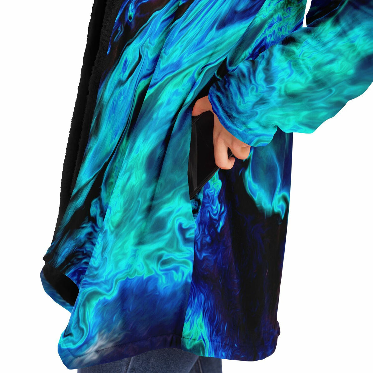 Enigma Sea Cloak (Black Fur)