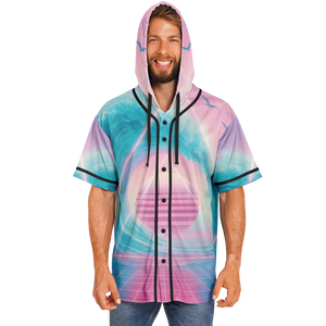 Grid Tide Hooded Jersey