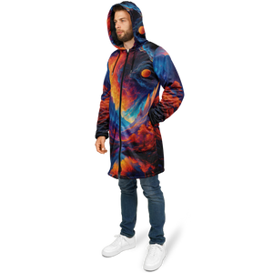 Wonderland Valley Zip Up Cloak (Black Fur)