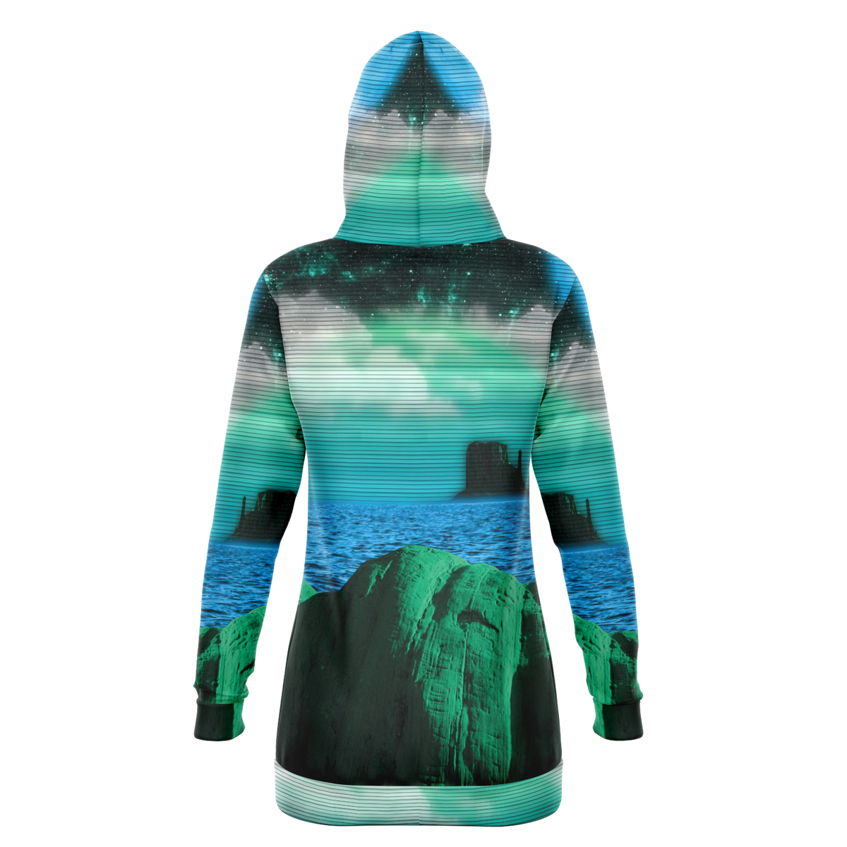 Emerald Canyon Hoodie Dress