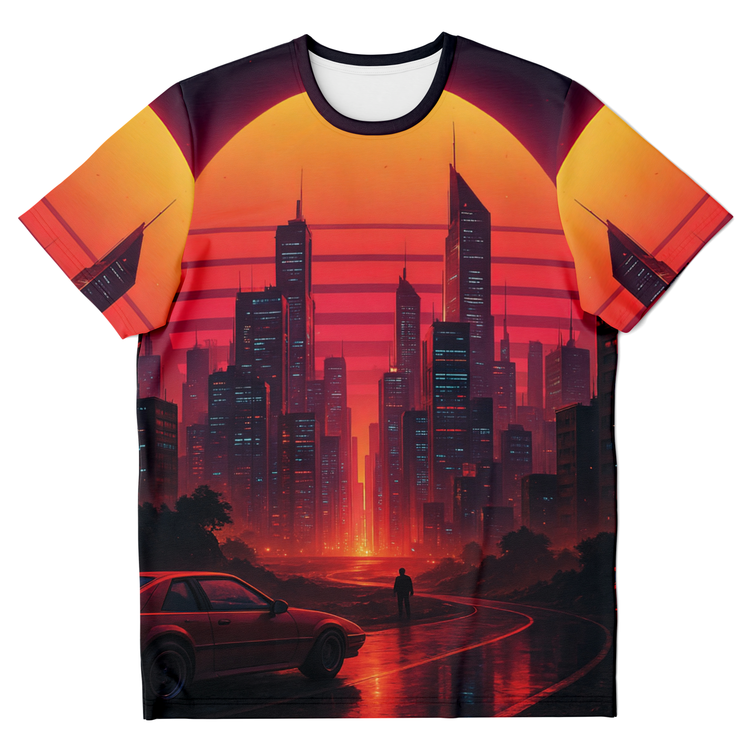 Neon Sunrise Tee