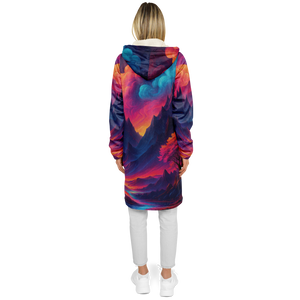 Spectral Heights Zip Up Cloak (White Fur)