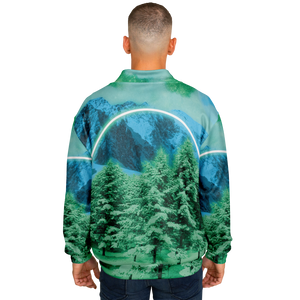 Minty Wonderland Varsity Jacket