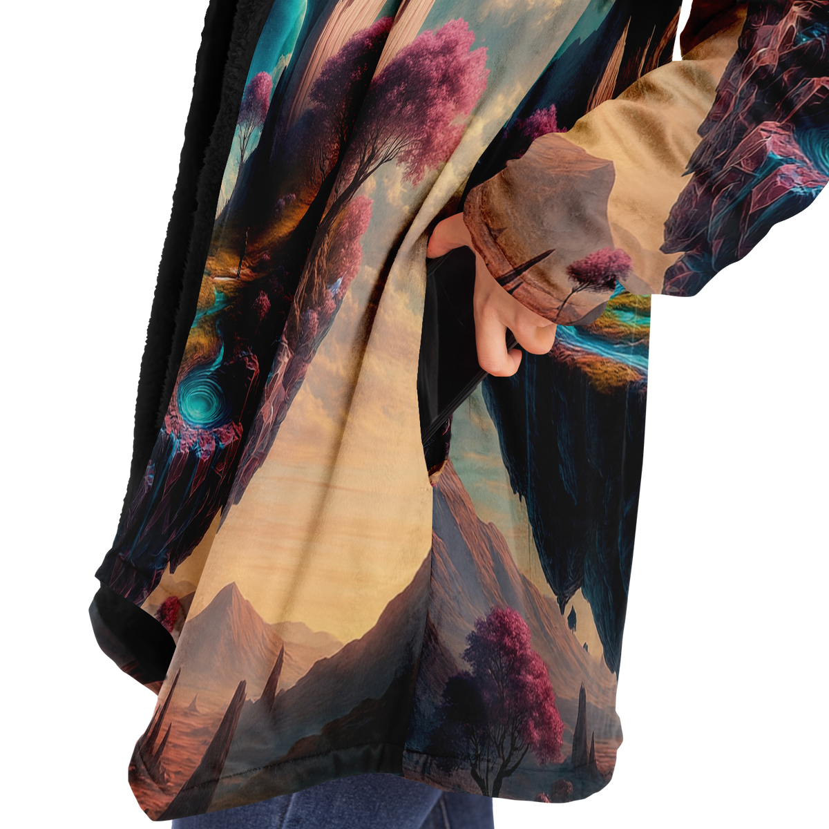 Dream Isle Cloak (Black Fur)