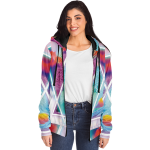 Dimensions Collide Sherpa Hoodie
