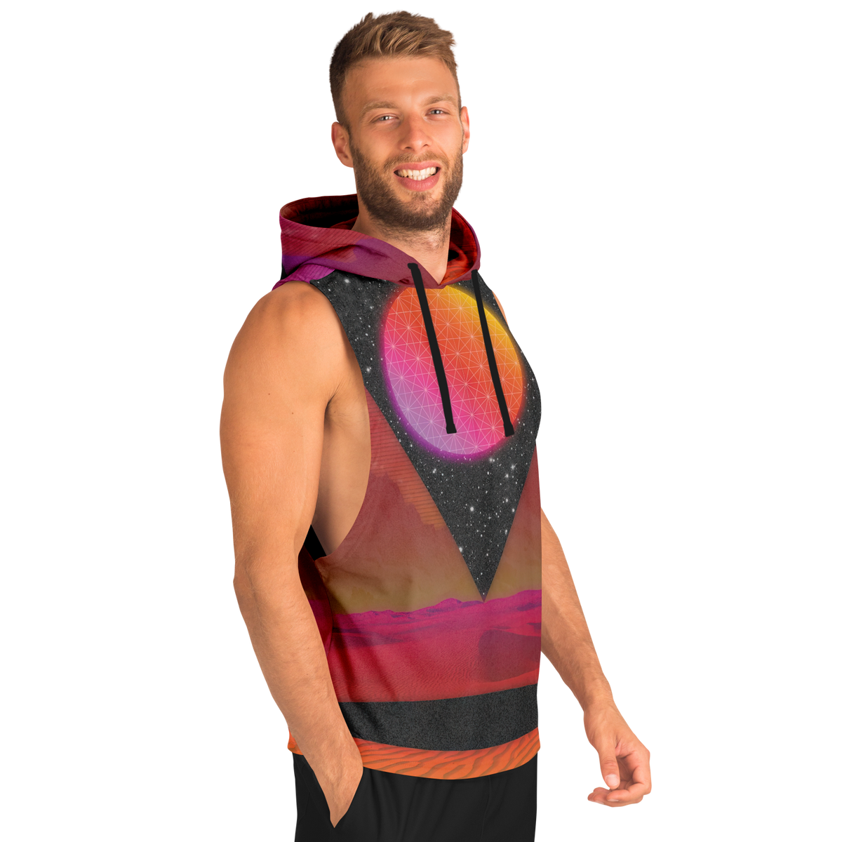 Desert Continuum Sleeveless Hoodie