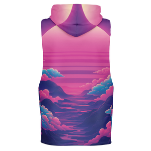 Duskwave Sleeveless Hoodie