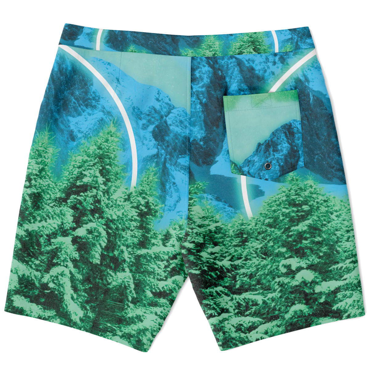 Minty Wonderland Board Shorts
