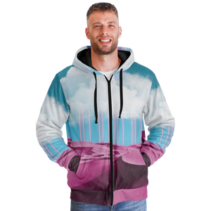 Electric Desert Sherpa Hoodie