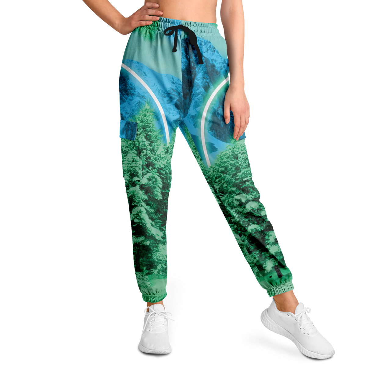 Minty Wonderland Cargo Joggers