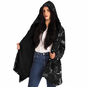 Dark Matter Cloak (Black Fur) - Festival Clothing, Rave Outfits, EDM Gear