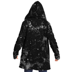 Dark Matter Cloak (Black Fur) - Festival Clothing, Rave Outfits, EDM Gear