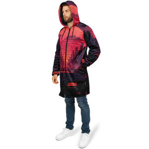 Nightfall Zip Up Cloak (Black Fur)