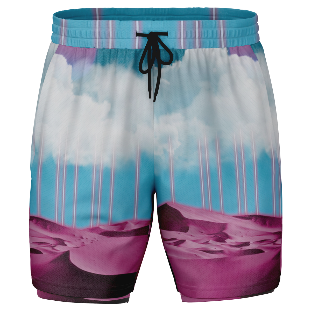 Electric Desert Men's 2 in 1 Shorts