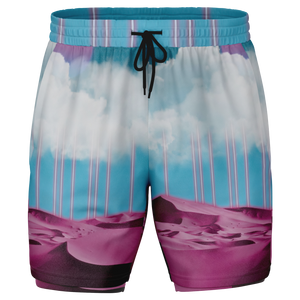 Electric Desert Men's 2 in 1 Shorts