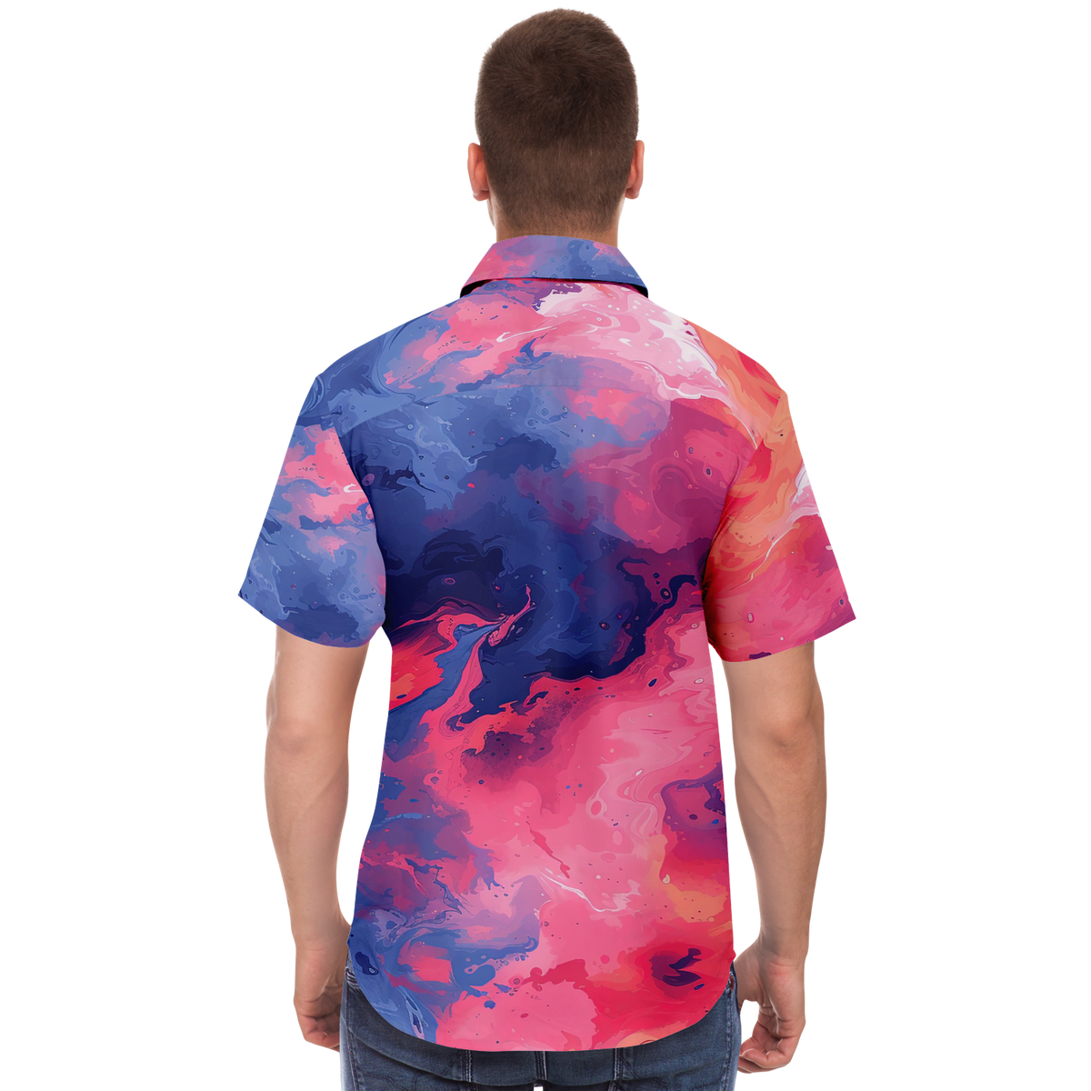 Quantum Tides Button Down Shirt