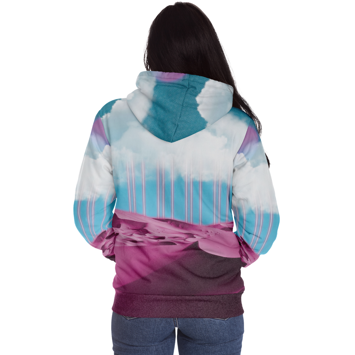 Electric Desert Sherpa Hoodie