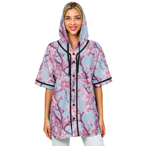 Cherry Blossom Hooded Jersey