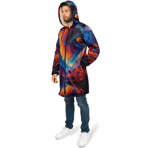 Wonderland Valley Zip Up Cloak (White Fur)