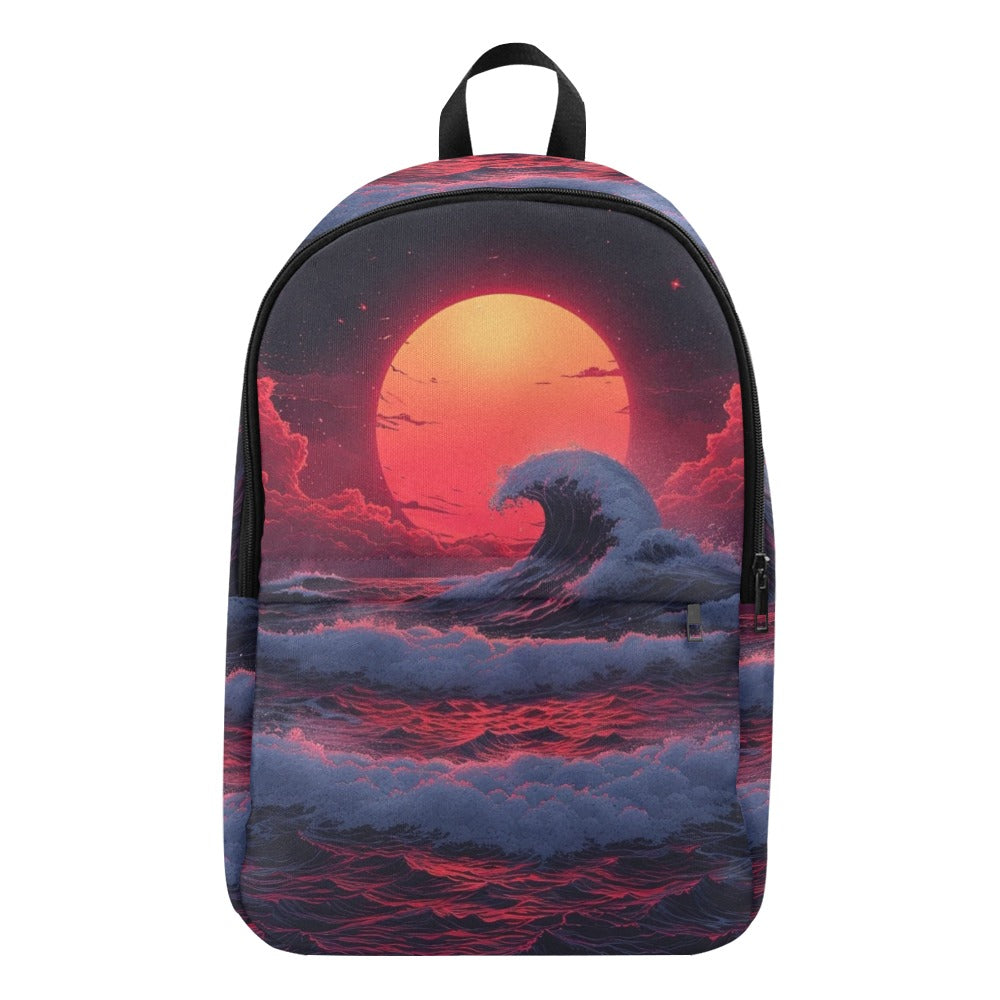 The Synthwave off Kanagawa Adventure Backpack