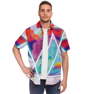 Dimensions Collide Button Down Shirt