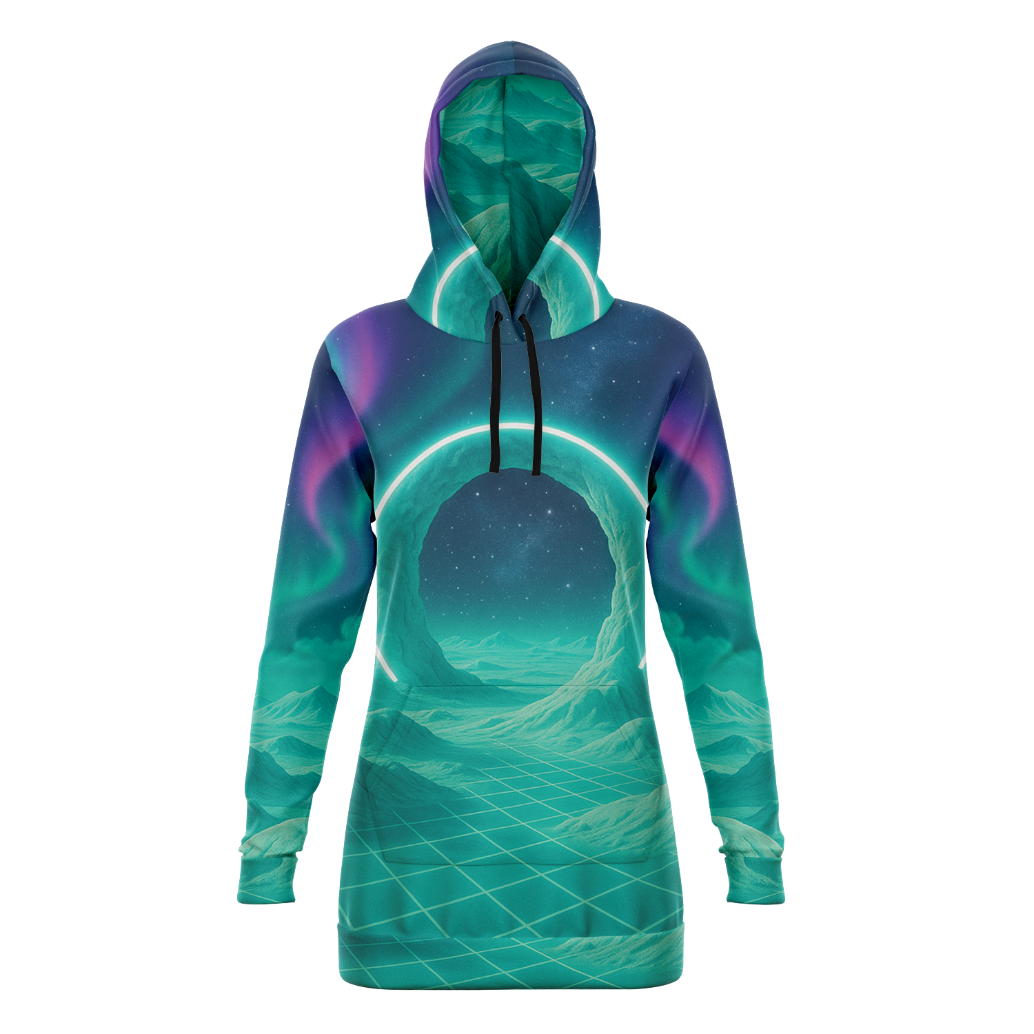 Astral Gateway Hoodie Dress