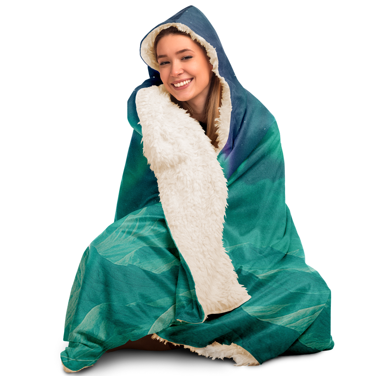 Astral Gateway Hooded Blanket