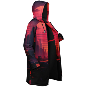 Nightfall Zip Up Cloak (Black Fur)