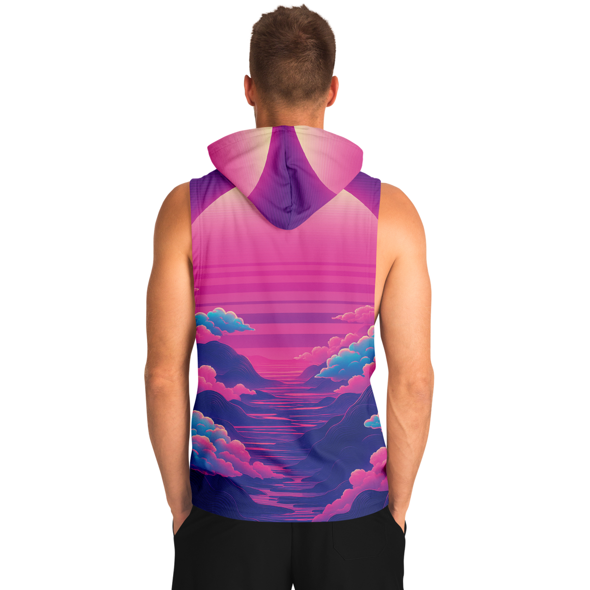 Duskwave Sleeveless Hoodie