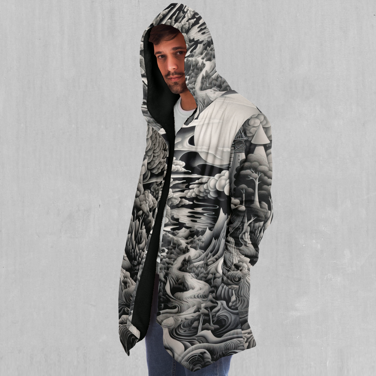 Ethereal Moonlight Cloak (Black Fur)