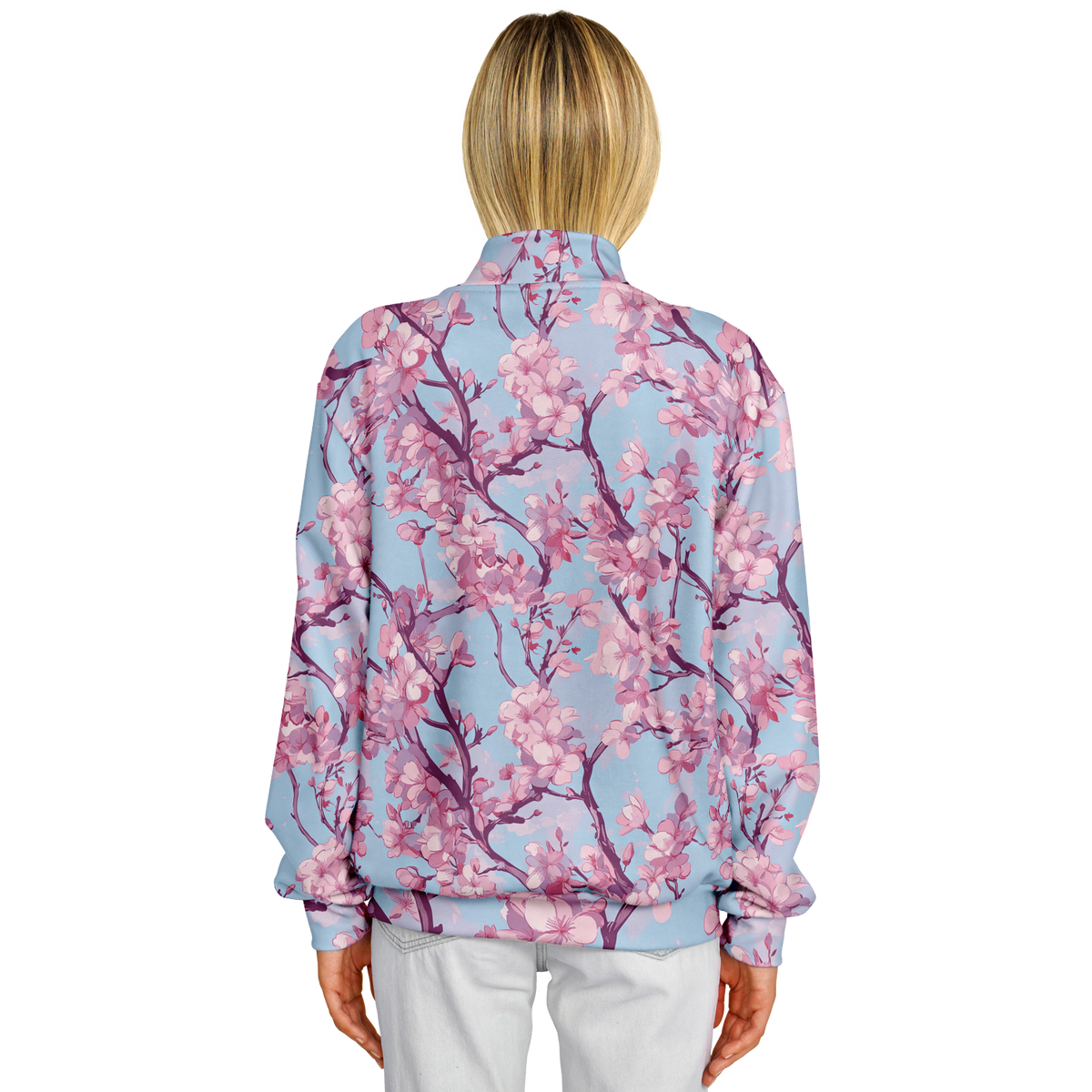 Cherry Blossom Varsity Jacket