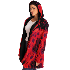 Scarlet Fusion Cloak (Black Fur)