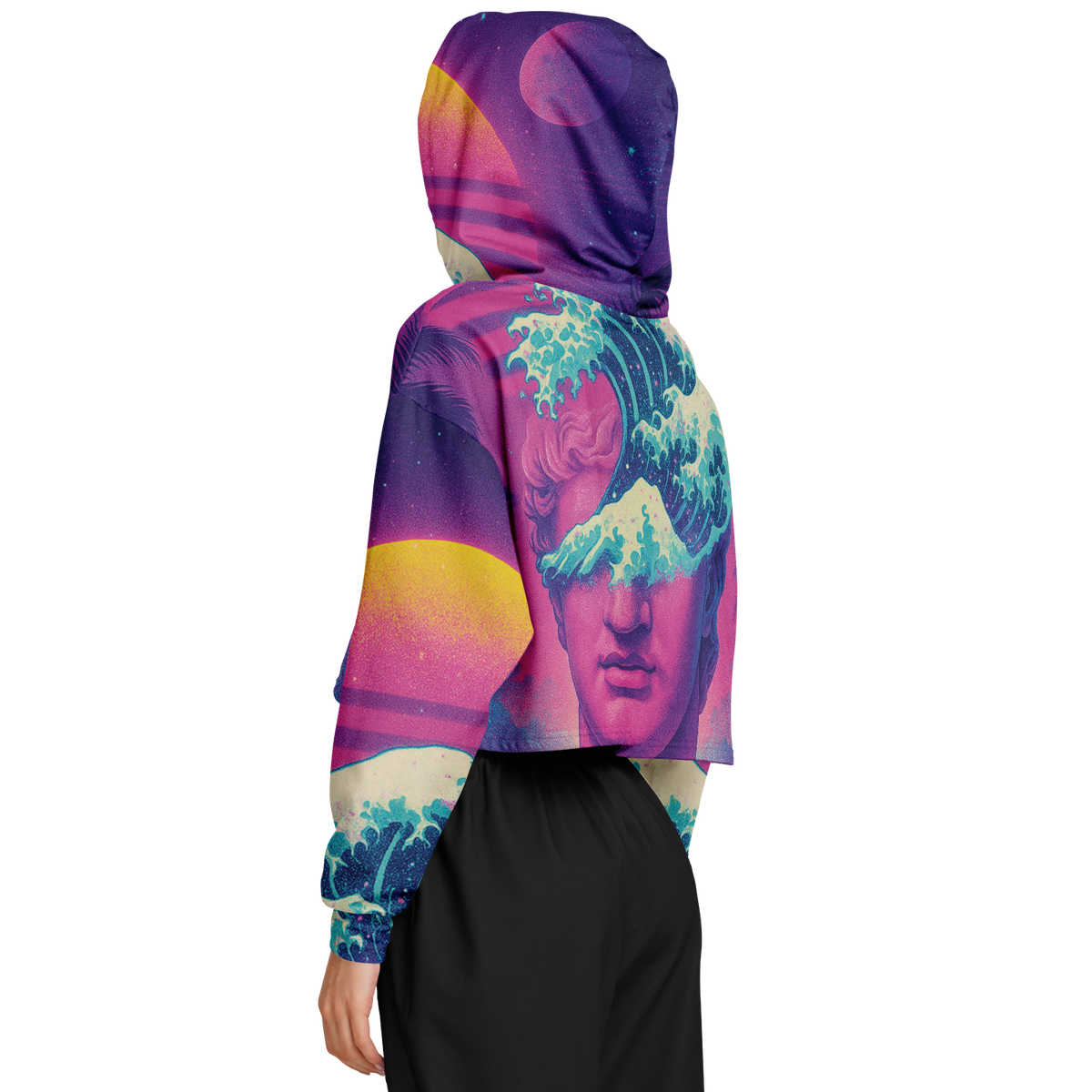 Tidalus Cropped Hoodie