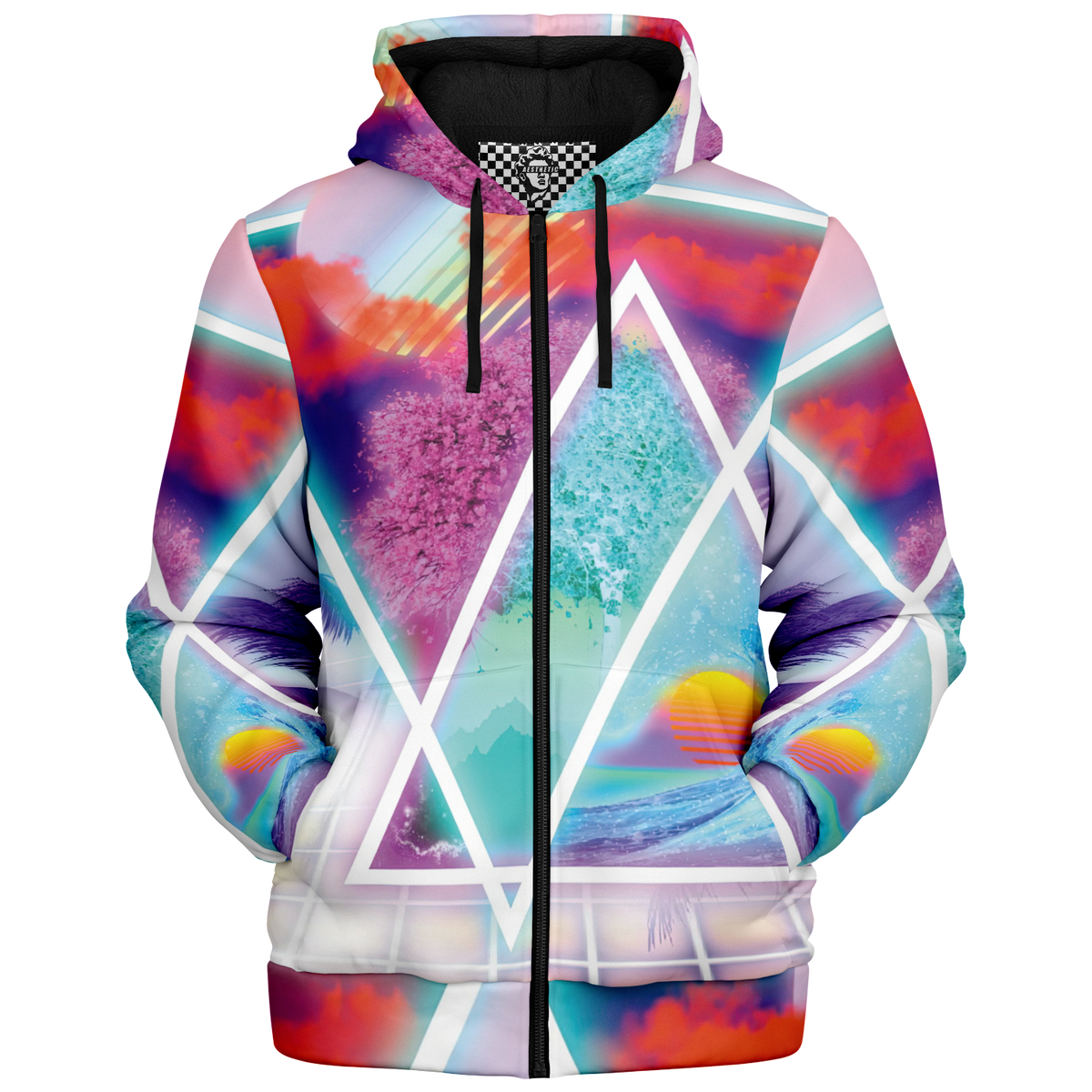 Dimensions Collide Sherpa Hoodie