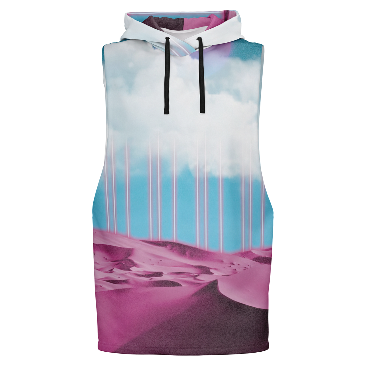 Electric Desert Sleeveless Hoodie